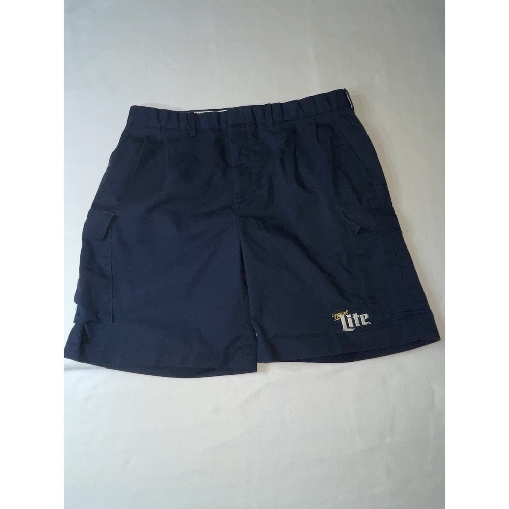 Riverside  Milller Lite  Branded Cargo Shorts‎ Blue Men's Size 36